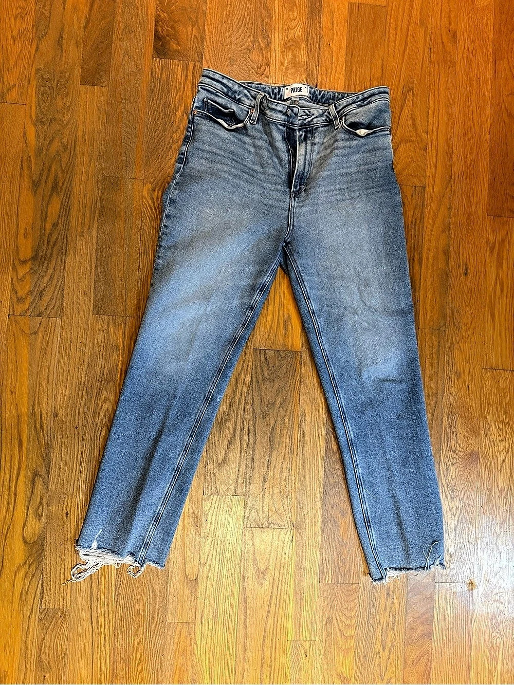 PAIGE Cindy Skinny Jeans in Blue Waist 31